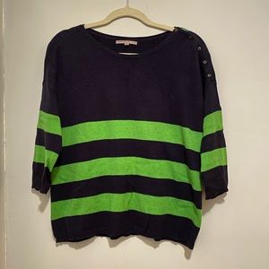 Preppy Striped Sweater